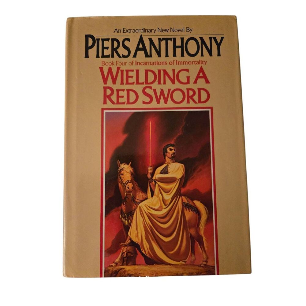 Wielding a red sword by Piers Anthony - del rey books - isbn 345322207